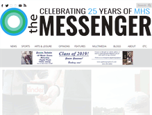 Tablet Screenshot of marquettemessenger.com